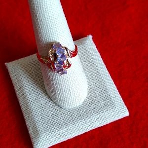 10k Solid Gold Natural Tanzanite Ring